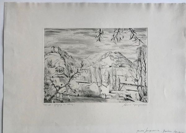 Productafbeelding André Jacquemin. Paysage du Velay.