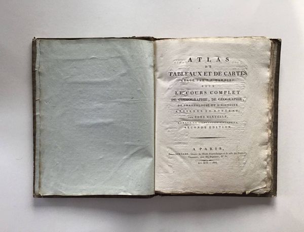 Image du produit Atlas de tableaux et de cartes, gravé par P. F. Tardieu.