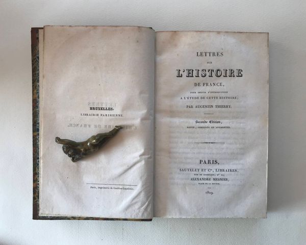Productafbeelding Augustin Thierry. Lettres sur l'histoire de France.