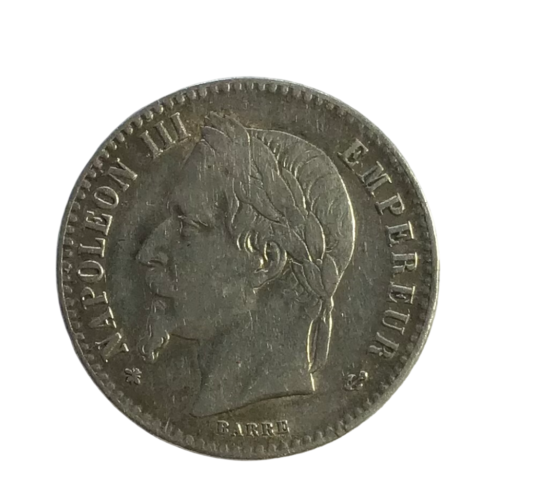 Product 50 centimes Napoléon III 1867 Paris miniatuur