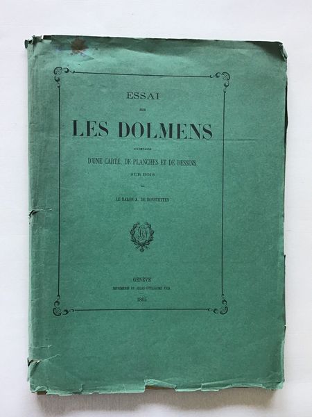 Productafbeelding Baron de Bonstetten. Essai sur les dolmens.