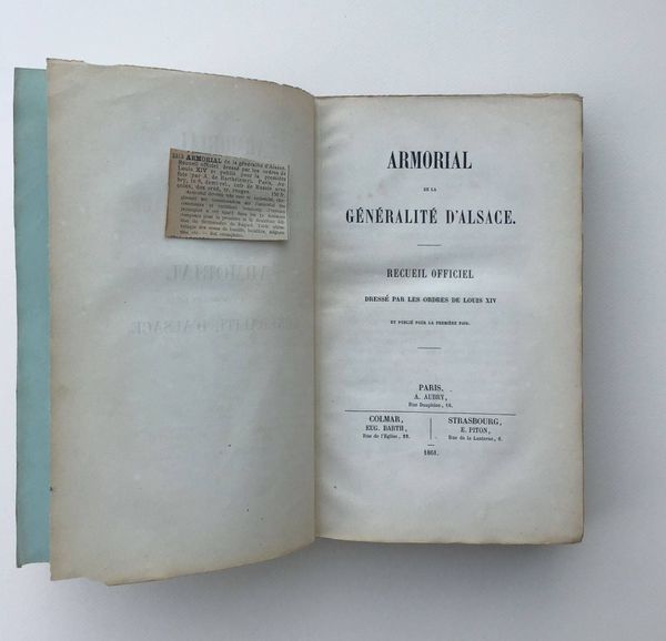 Productafbeelding Barthélemy. Armorial.