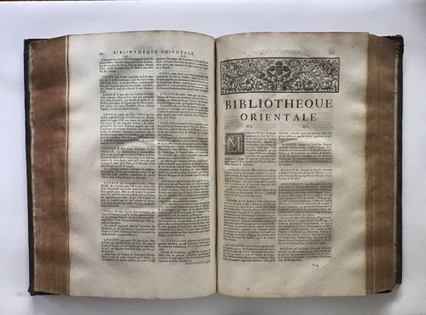 Image du produit Barthélemy d'Herbelot de Molainville. Bibliothèque orientale ou Dictionnaire universel.