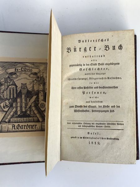 Produktbild Baslerisches Bürger Buch.