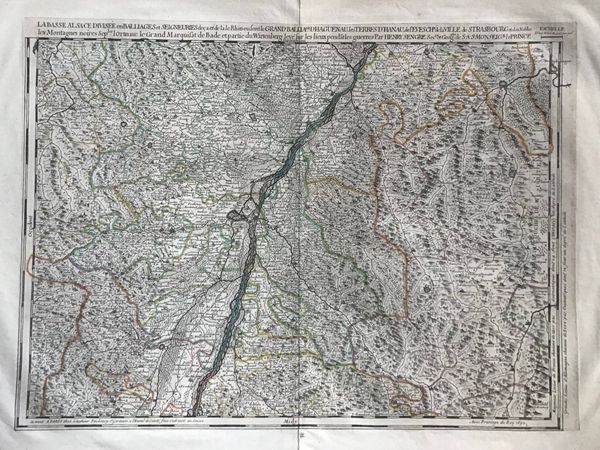 Product image Basse et Haute Alsace en deux feuilles. Henri Sengre.