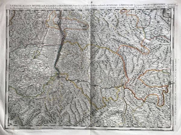 Product image Basse et Haute Alsace en deux feuilles. Henri Sengre.