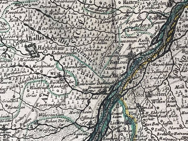Product image Basse et Haute Alsace en deux feuilles. Henri Sengre.