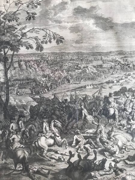 Produktbild Bataille de Mons et bataille de Peterwaradin. 2 grandes gravures de Jan van Huchtenburg.