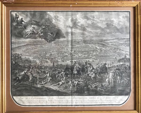 Produktbild Bataille de Mons et bataille de Peterwaradin. 2 grandes gravures de Jan van Huchtenburg.