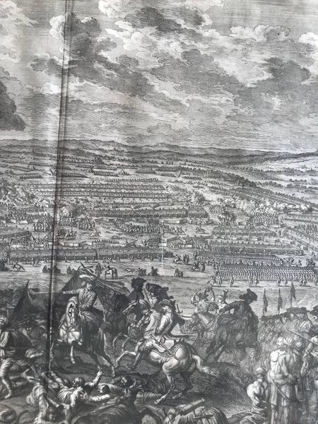 Produktbild Bataille de Mons et bataille de Peterwaradin. 2 grandes gravures de Jan van Huchtenburg.