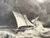 Product Bateau affrontant la tempête. Dessin original. thumbnail