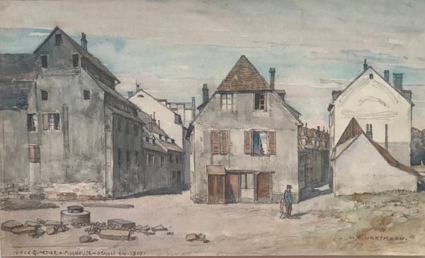 Productafbeelding Benoît Morand Hartmann. Vieux quartier à Mulhouse.