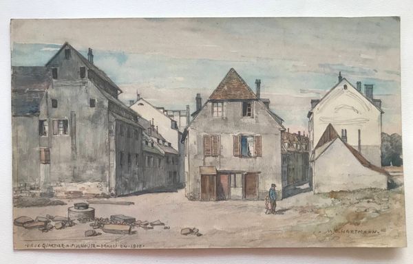 Productafbeelding Benoît Morand Hartmann. Vieux quartier à Mulhouse.