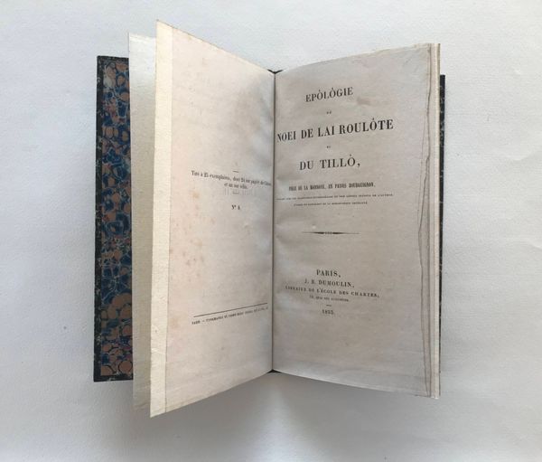 Productafbeelding Bernard de La Monnoye. Epôlôgie de Noei de lai Roulotte et du Tillô, en patois bourguignon.