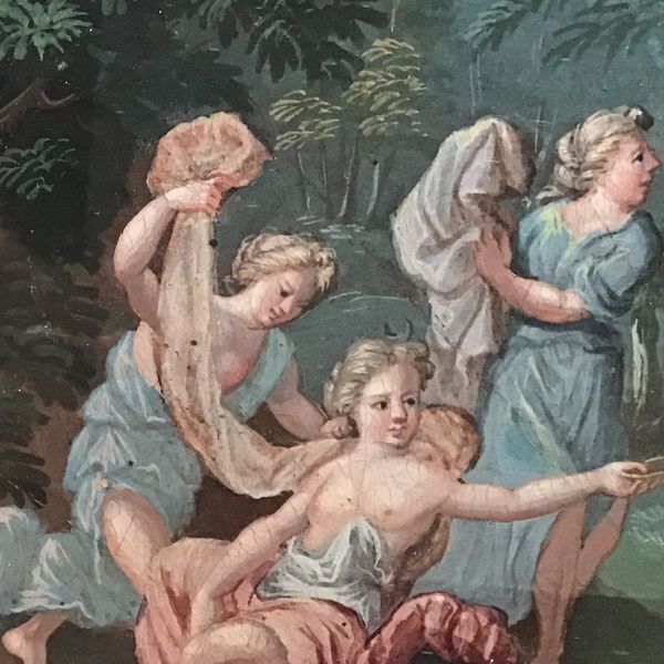 Productafbeelding Bethsabée et David. Gouache XVIIe siècle.