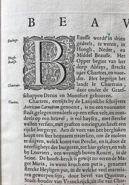 Product image Blaeu. Belsia vulgo la Beausse.