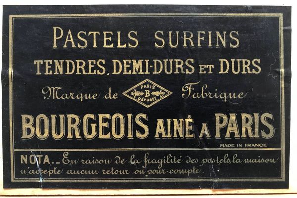 Produktbild Boites de Pastels surfins Bourgeois Ainé à Paris.