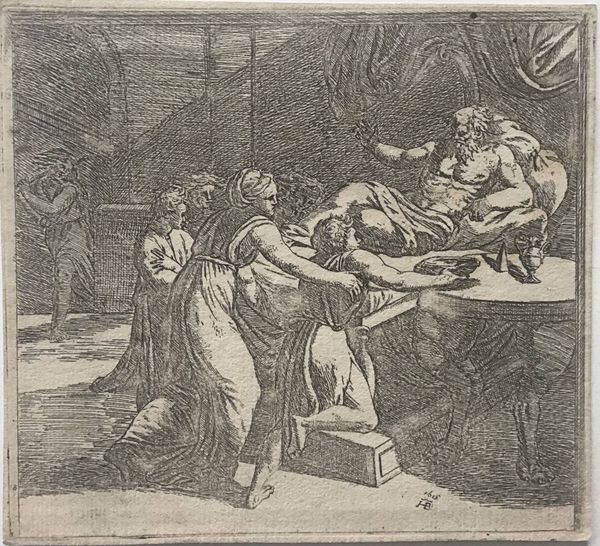Productafbeelding Borgianni. Isaac bénit Jacob.