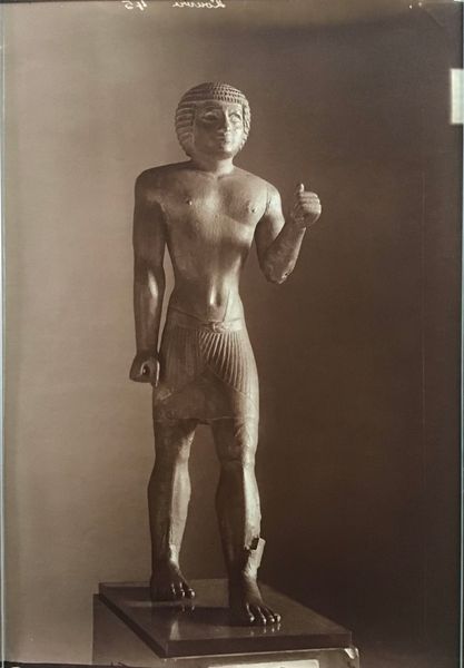Image du produit Braun. Art égyptien. Statuette d'homme. Bronze.