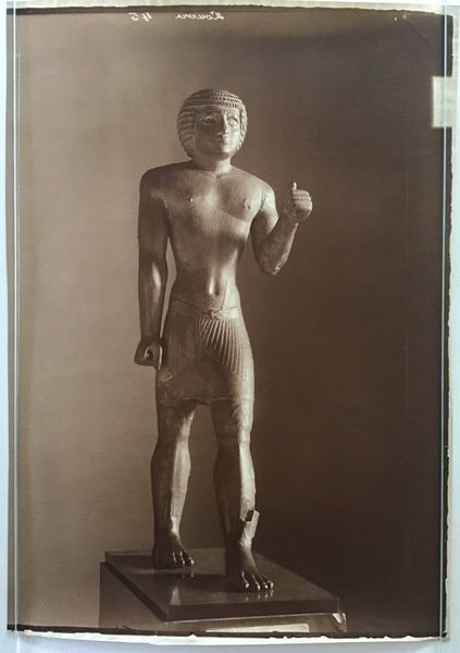 Image du produit Braun. Art égyptien. Statuette d'homme. Bronze.