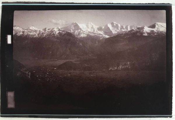 Productafbeelding Braun & Cie. Interlaken depuis l'Amnisbühl, Eiger, Mönch et Jungfrau.