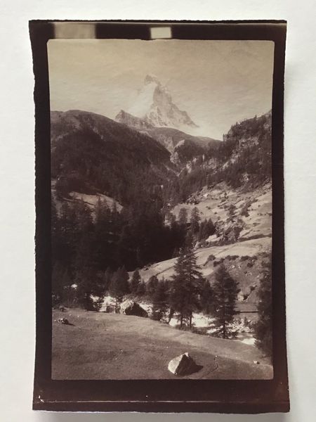 Product image Braun & Cie. Le Cervin. Vue vers la vallée de Z'Mutt. Suisse.