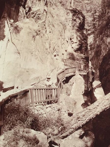 Productafbeelding Braun & Cie. Les Gorges du Gorner, près Zermatt. Suisse. Valais.