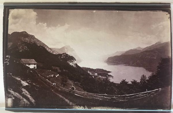 Product image Braun & Cie. Panorama de Weesen et du lac de Wallenstadt.