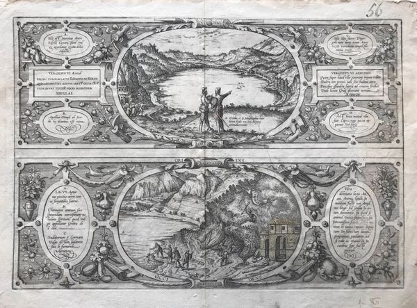 Produktbild Braun & Hogenberg. Vue du Lac Averno. Vue de la Grotte du Chien près du Lac Agnano.