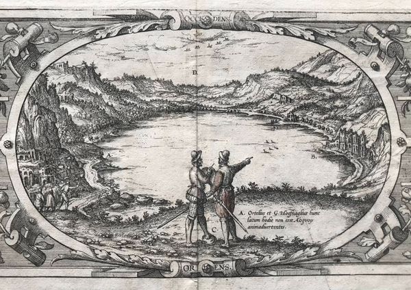 Produktbild Braun & Hogenberg. Vue du Lac Averno. Vue de la Grotte du Chien près du Lac Agnano.