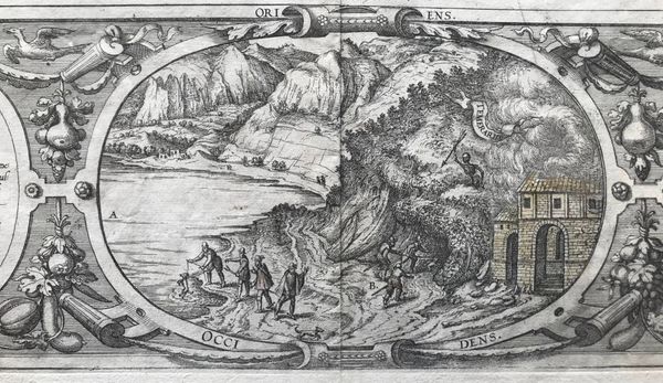 Produktbild Braun & Hogenberg. Vue du Lac Averno. Vue de la Grotte du Chien près du Lac Agnano.