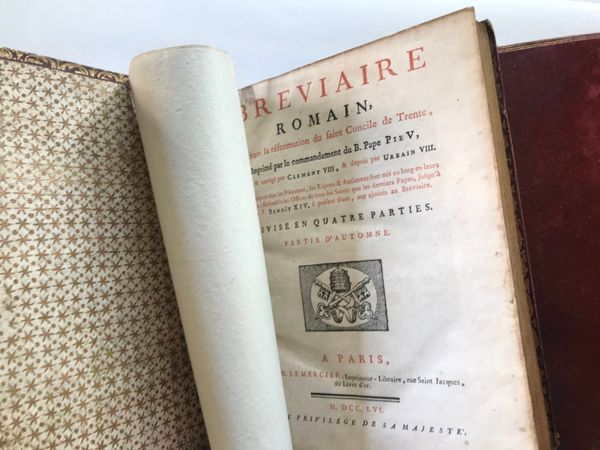 Product image Bréviaire romain divisé en quatre parties. 1756.