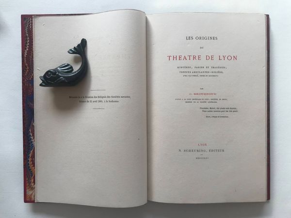 Product image Brouchoud. Les Origines du Théâtre de Lyon.