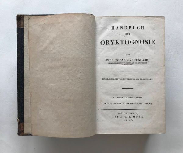 Product image C.C. von Leonhard. Handbuch der Oryktognosie.
