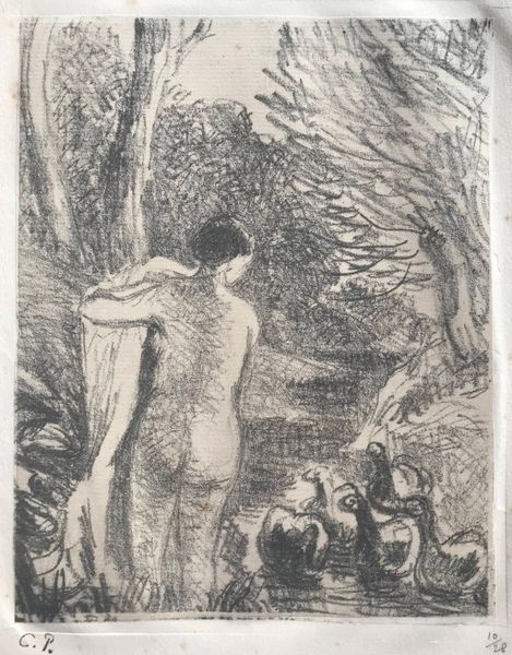 Productafbeelding Camille Pissarro. La Gardeuse d'oies nue.