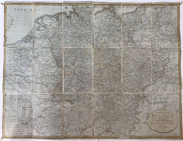 Productafbeelding Carte des postes. Allemagne. 1807.