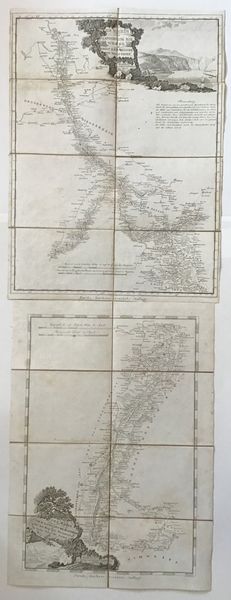 Productafbeelding Carte itinéraire du Rhin, depuis Schafhouse jusqu'en Hollande.