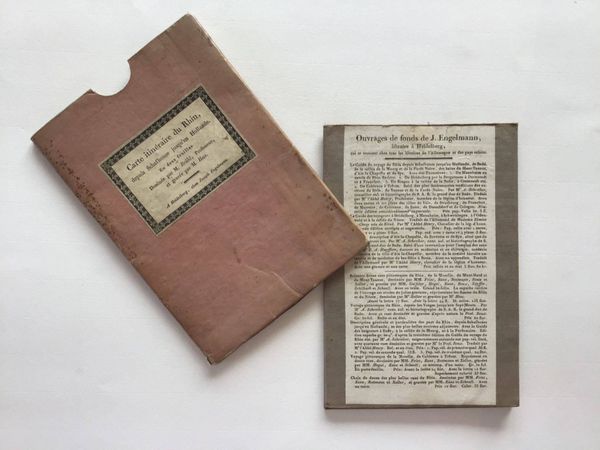 Productafbeelding Carte itinéraire du Rhin, depuis Schafhouse jusqu'en Hollande.