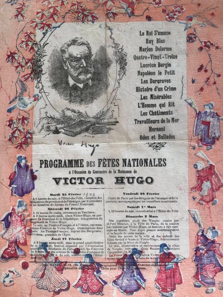Productafbeelding Centenaire de la Naissance de Victor Hugo. Programme des Fêtes Nationales.