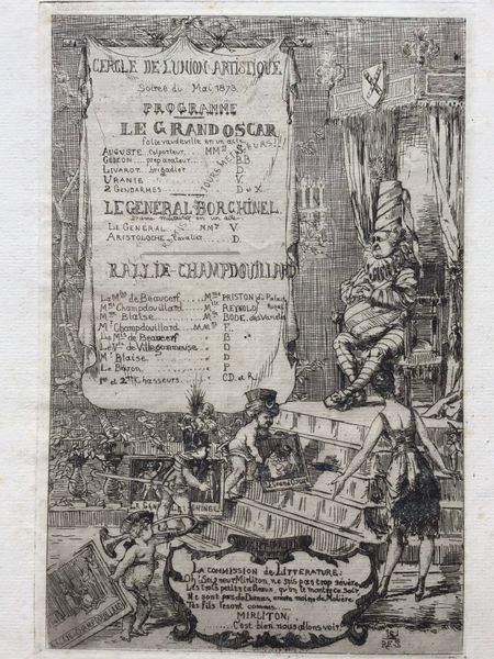 Produktbild Cercle de l'Union artistique. Soirée du ... mai 1873. Les Mirlitons.