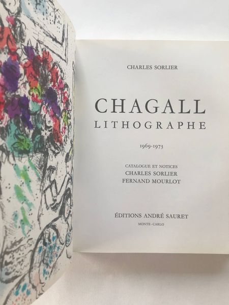 Productafbeelding Chagall lithographe. 1969 1973.