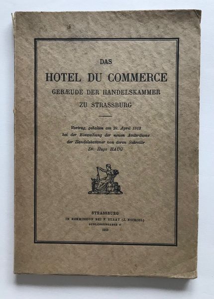 Productafbeelding Chambre de commerce. Strasbourg. 1913.