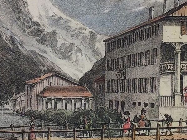 Produktbild Chamonix. Vue de l'Hôtel de l'Union. Dubois.