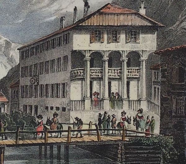 Produktbild Chamonix. Vue de l'Hôtel de l'Union. Dubois.