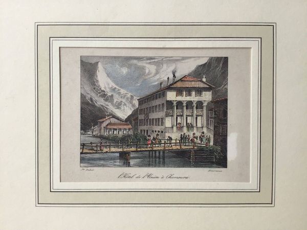 Produktbild Chamonix. Vue de l'Hôtel de l'Union. Dubois.