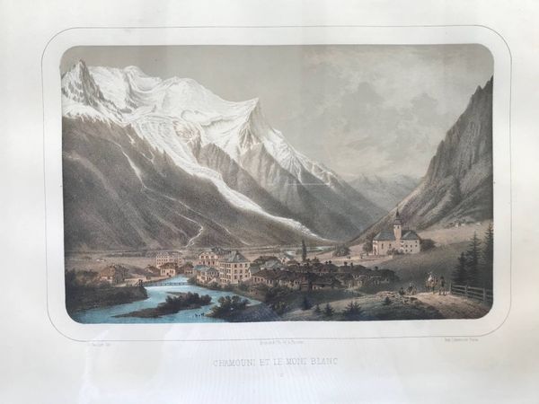 Productafbeelding Chamouni et le Mont Blanc.