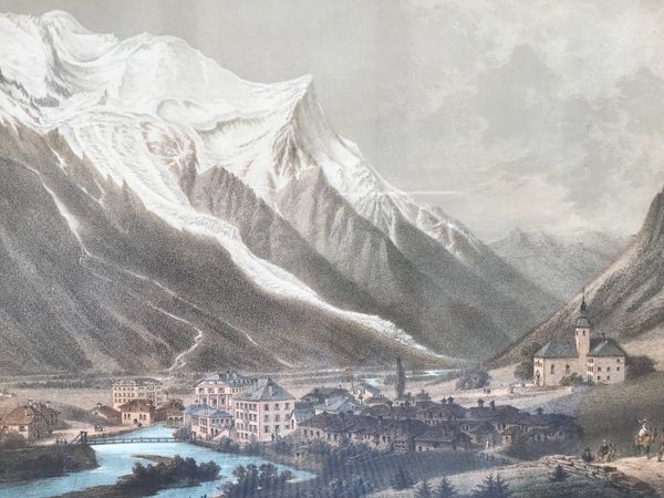 Productafbeelding Chamouni et le Mont Blanc.