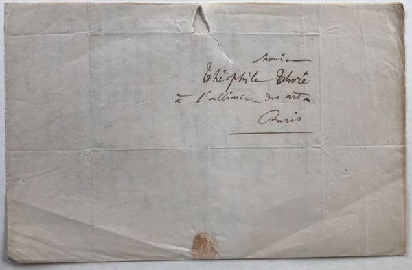 Image du produit Champfleury. Lettre autographe signée.