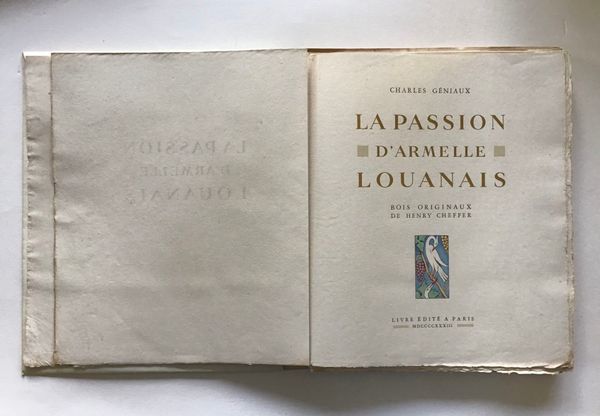 Productafbeelding Charles Géniaux. Henry Cheffer. La Passion d'Armelle Louanais.