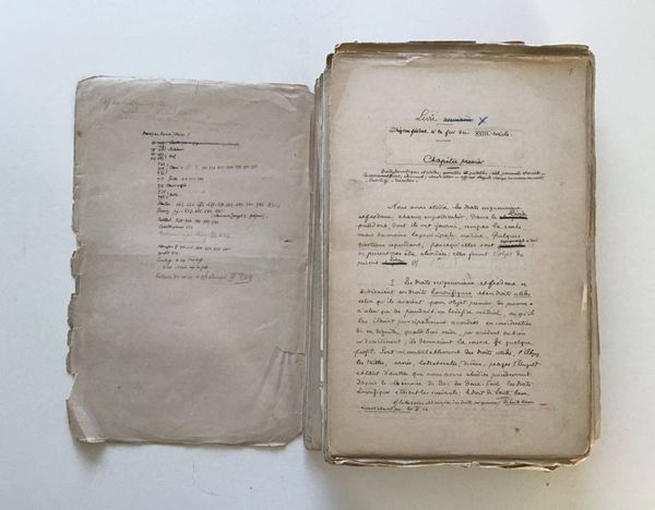 Product image Charles Hoffmann. L'Alsace au XVIIIe siècle. Manuscrit.